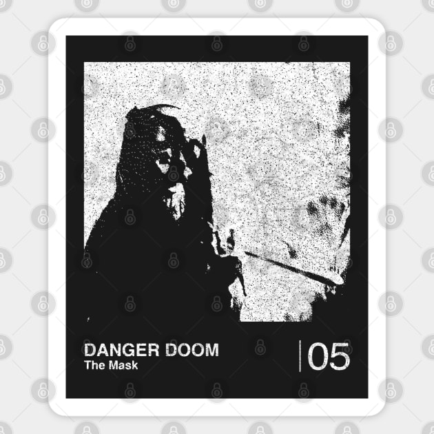 Danger Doom / Minimalist Graphic Fan Artwork Design Magnet by saudade